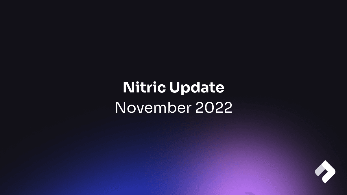 Nitric update newsletter banner