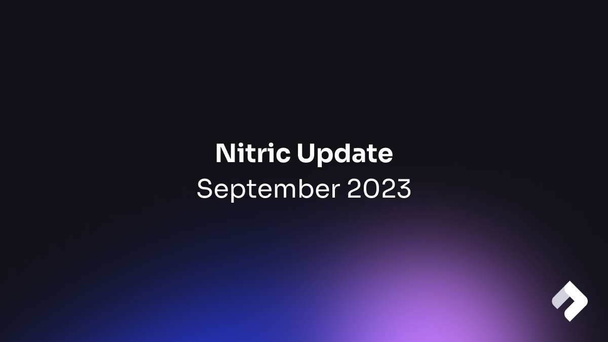 Nitric update newsletter banner