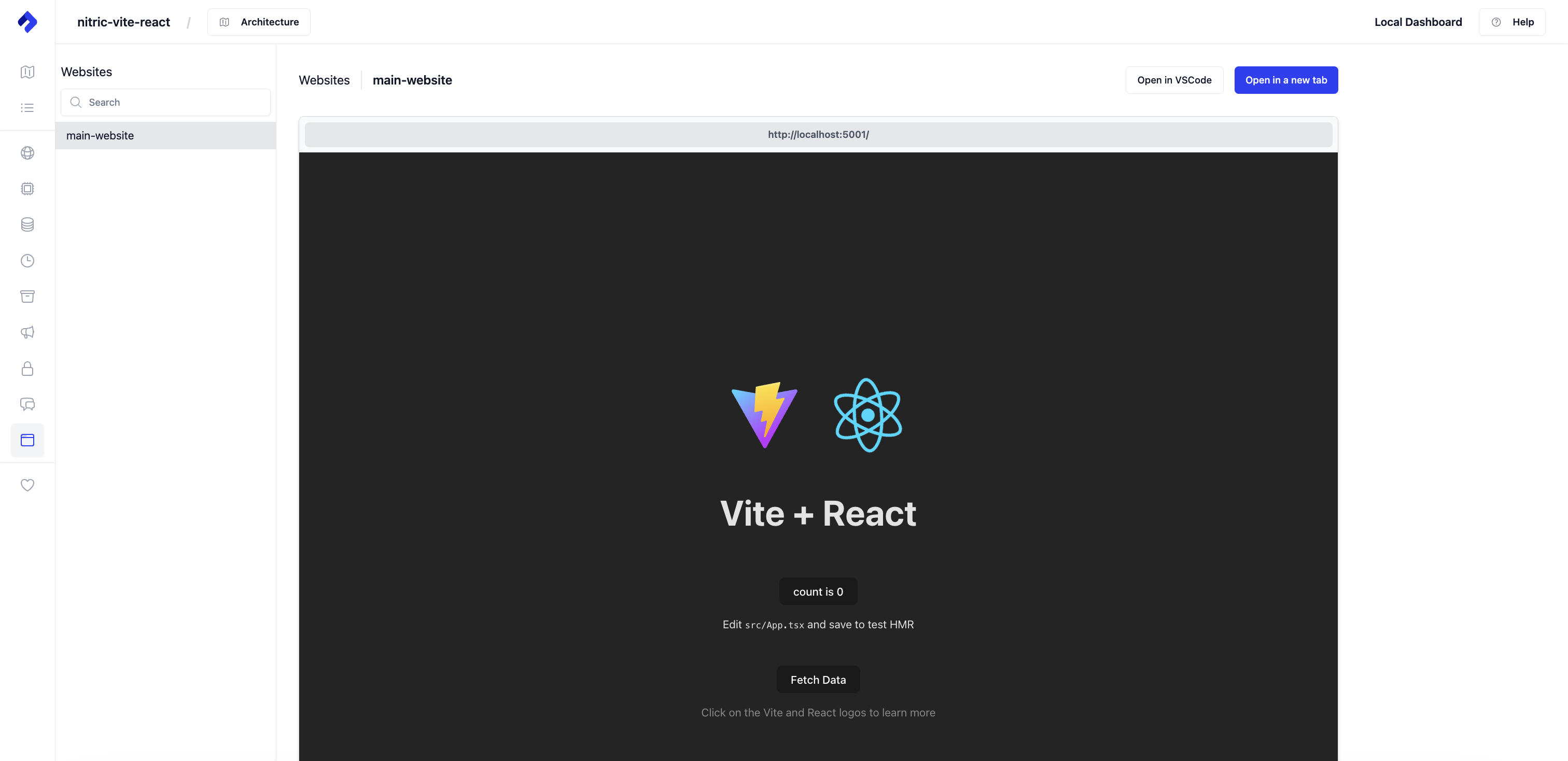 preview your website